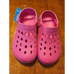 Pink Slip On Rubber Shoes Size 5/6 Crocs Style Sandals Watershoes New w/Tags